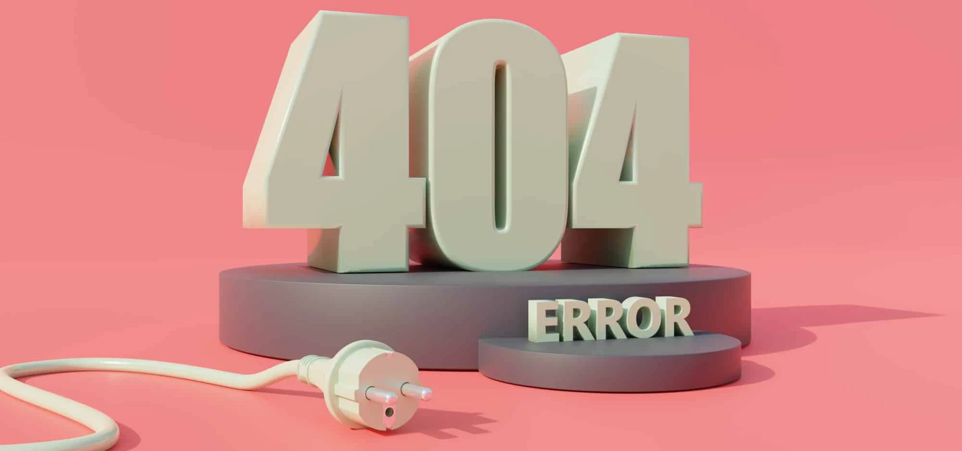 שלט שגיאת 404 באתר אינטרנט, עמוד שלא נמצא בתוצאת ניווט שגויה