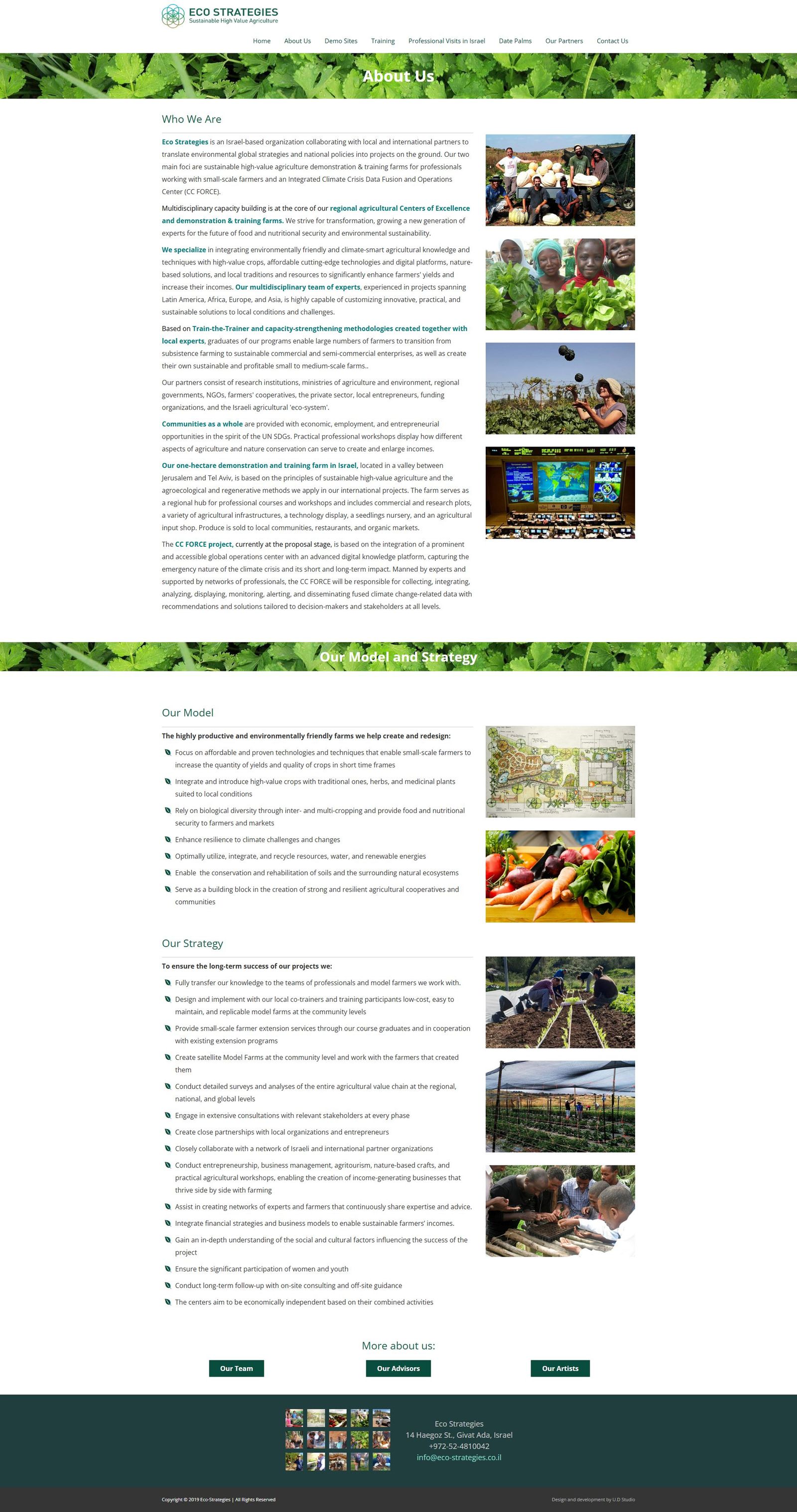 About Us - Eco - צילום מהאתר החי של Eco Strategies